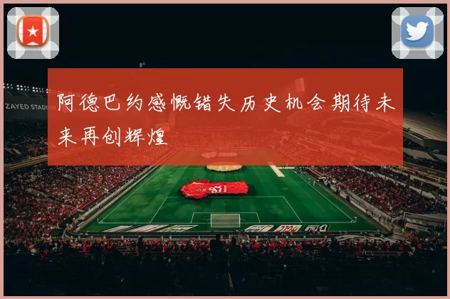 阿德巴约感慨错失历史机会期待未来再创辉煌